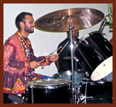 Dholi TK performing at Garba