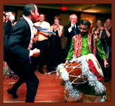 Dholi TK at a Wedding Recption